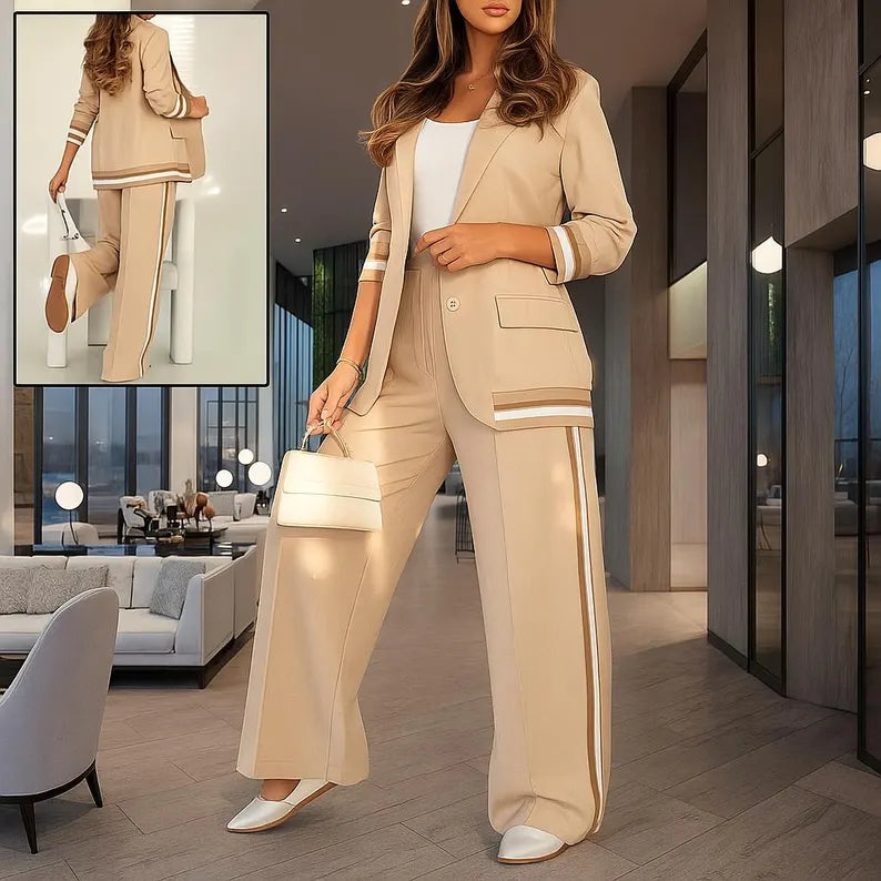 Women’s 2-Piece Suit Set – Chic Office & Commuter Outfit